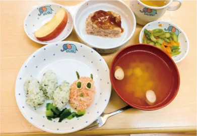 絵本にちなんだ給食