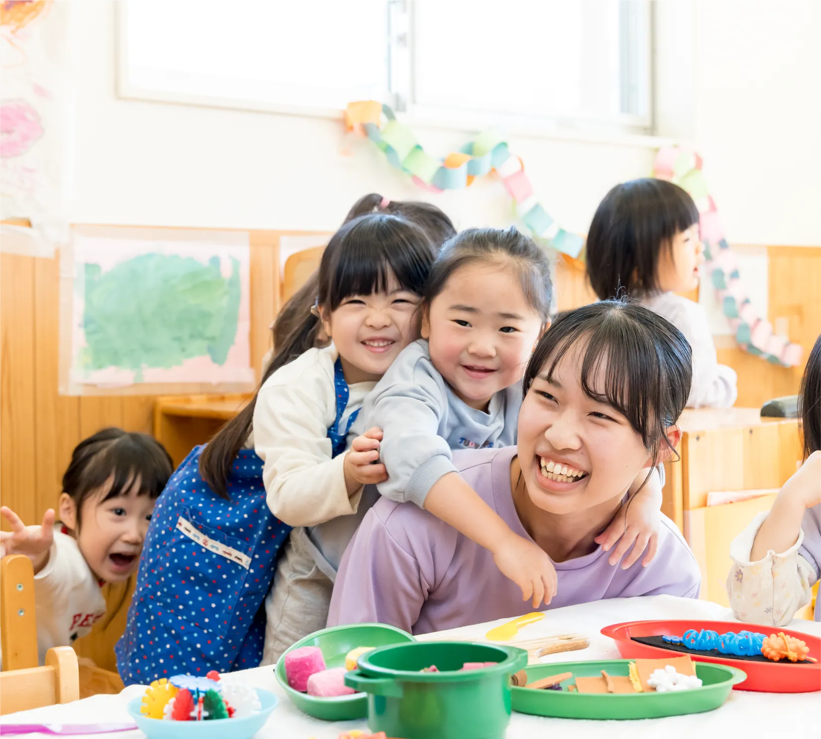 おままごとの様子