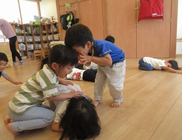 だいち組　「９９９ひきのきょうだい」ごっこ遊び
