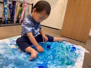 氷遊び
