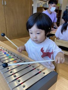 楽器遊び♪素敵な音がするよ！