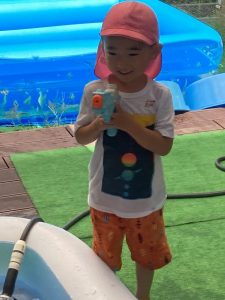楽しい水遊び
