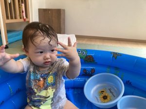 水遊び