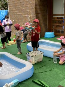 楽しかった水遊び～！