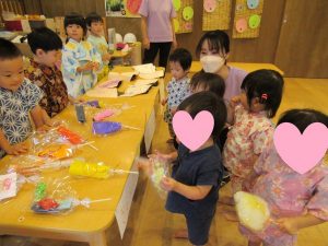 おまつりごっこ②