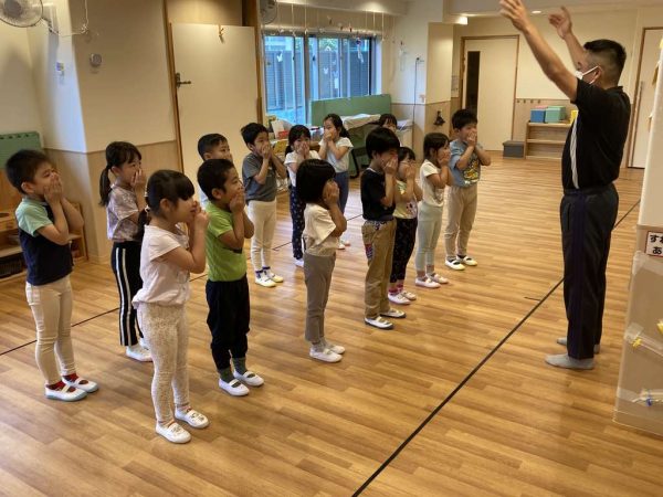 園長先生と一緒に
