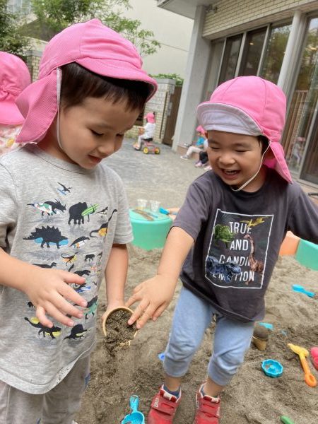 だいち組　園庭遊び