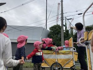 クレーン車を発見！