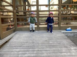 ★園庭で遊んだよ☆