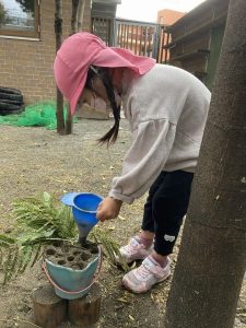 園庭で遊んだよ☆