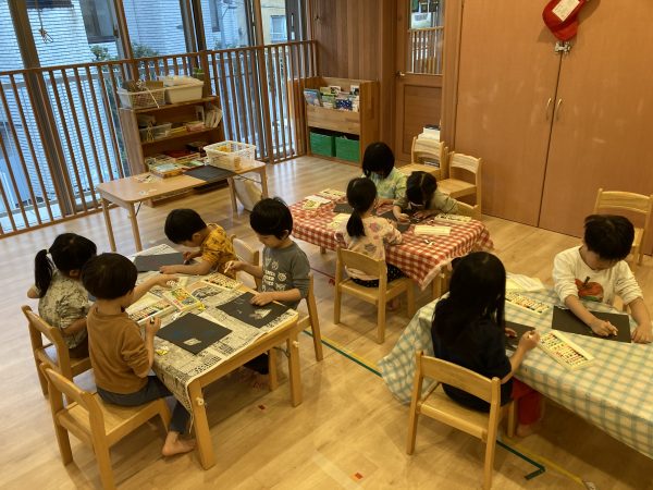 たいよう組　制作遊び