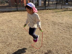 縄跳びに挑戦！