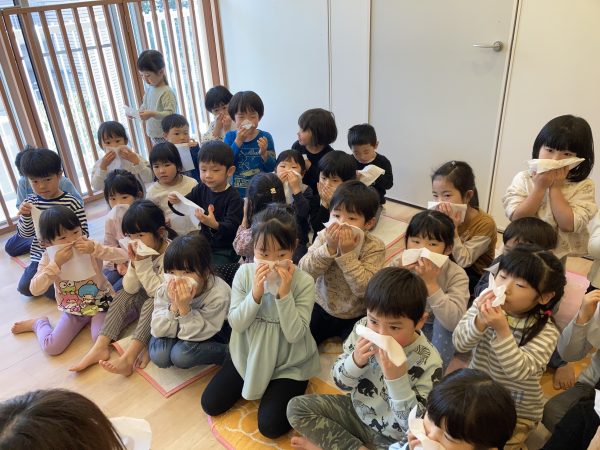鼻のかみ方