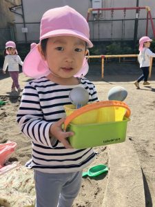 ポカポカ陽気の中で