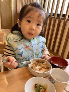 給食美味しいね♪