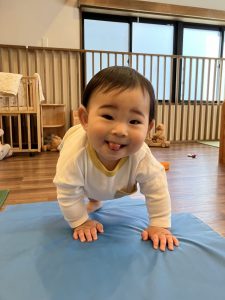 うみ組の慣れ保育