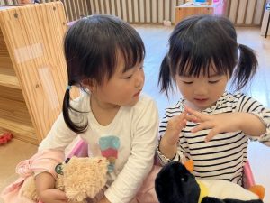友だちと一緒って楽しいね
