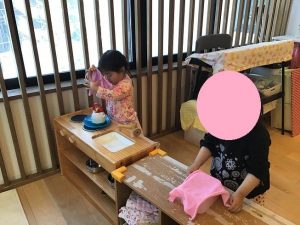 お皿洗いも任せてね