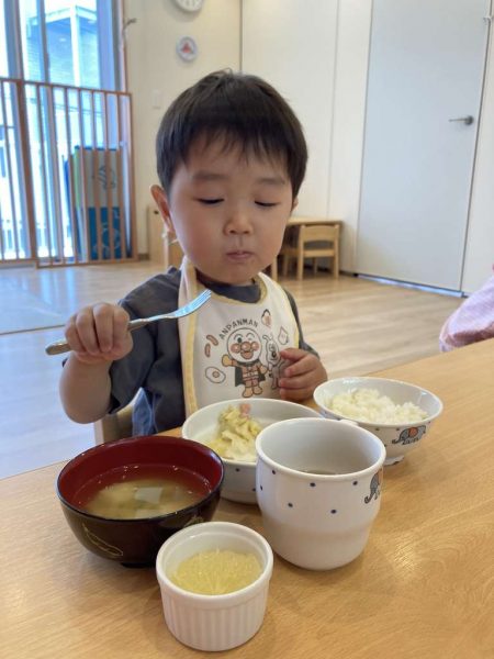 だいち組　給食の様子