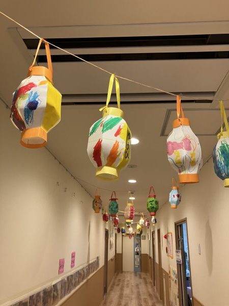 【夏まつりごっこ】展示コーナーの様子♪
