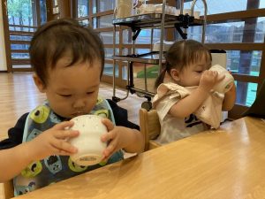 牛乳おいしい～！