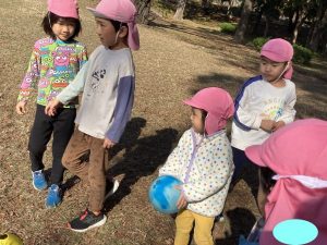 都民の森で遊んだよ