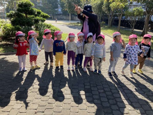 高い滑り台から、ビューン！