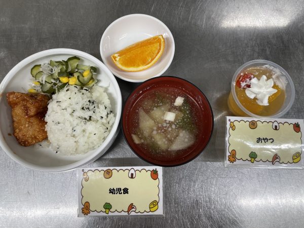 【給食】誕生会メニュー～甘辛チキン～