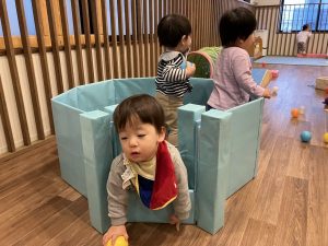 ボールプールができたよ