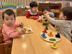パズルに夢中
