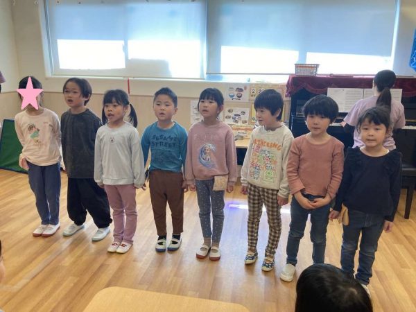卒園式練習がはじまったよ！