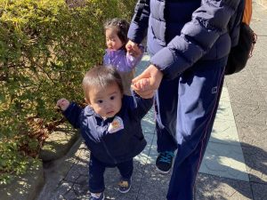 歩くの楽しいな！