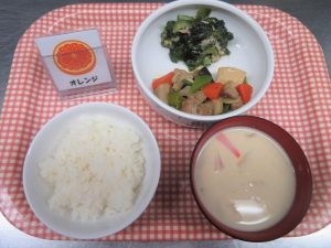 【給食】日本の郷土料理「がめ煮」
