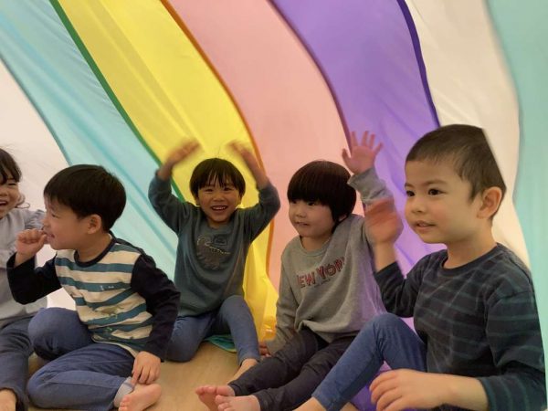 ☆つき・たいよう組　パラバルーン☆