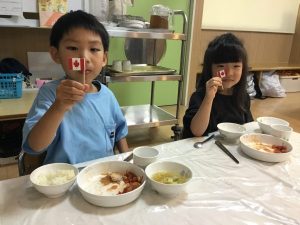 食育「カナダの料理」