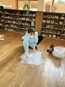 新入職員が嘔吐処理の実体験をしました！