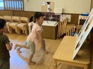 室内でスポーツを楽しんだよ☆