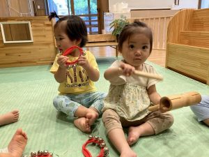 リズムに合わせて♪