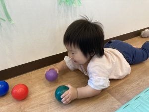 ボール遊び・・どんな遊びしてるかな？