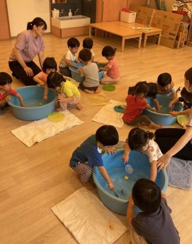 【2歳児】水遊び