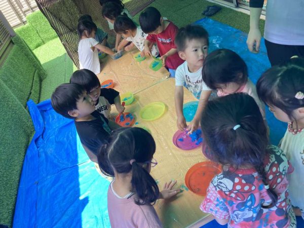 寒天遊びをしたよ！