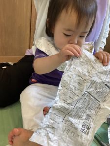 ★新聞紙あそび★