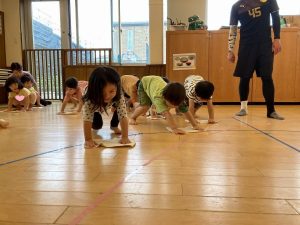 【体操教室】雑巾レース★