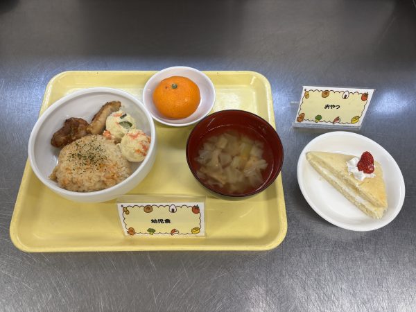 【給食】1月誕生会メニュー