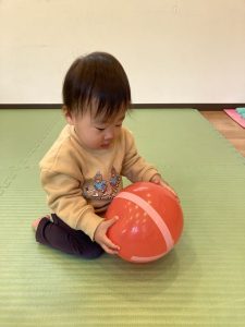 風船遊びをしたよ！