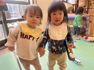 お友だちと！