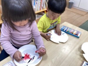 今年度初めての造形教室