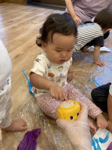 初めてののり！