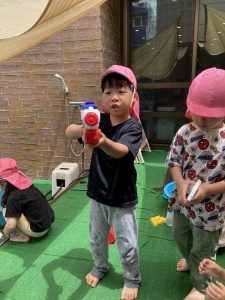 【パトカーグループ】水遊び☆