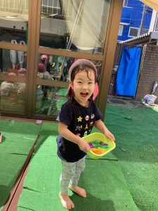 たんぽぽ組で水遊び(^^)
